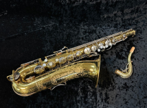 Bargain Bin Price! Vintage Buescher 400 Tenor Sax in Gold Lacquer, Serial #472969